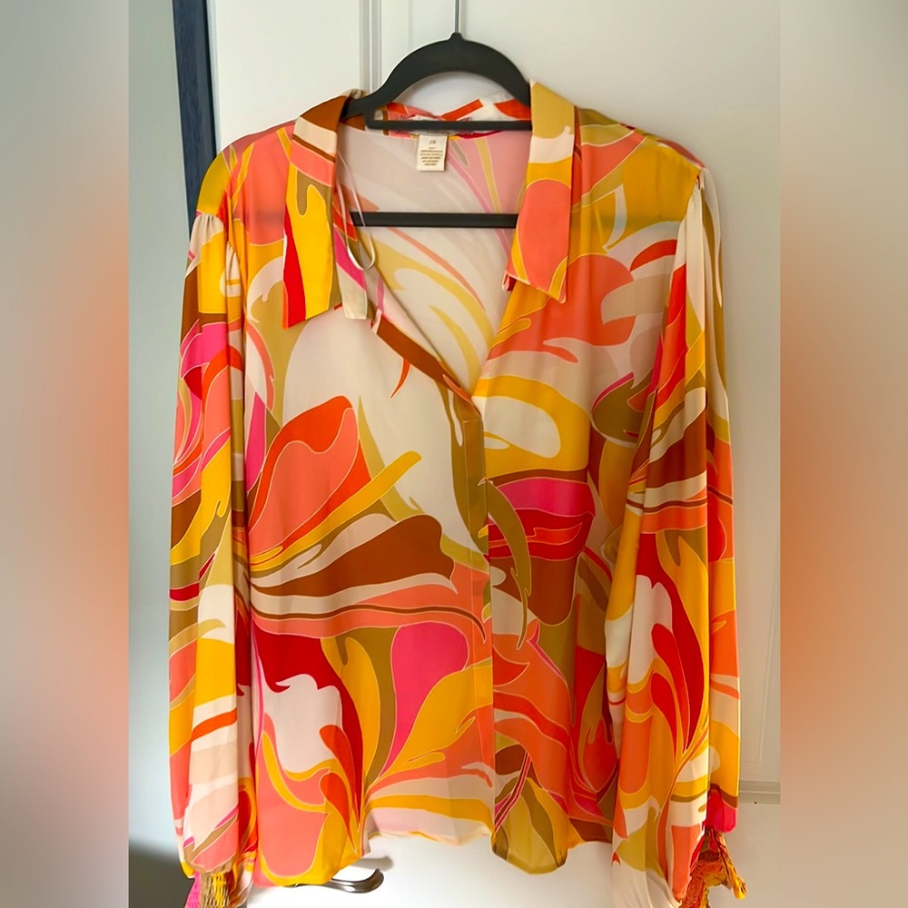 Cool breezy top new worn 1 time 2xl
